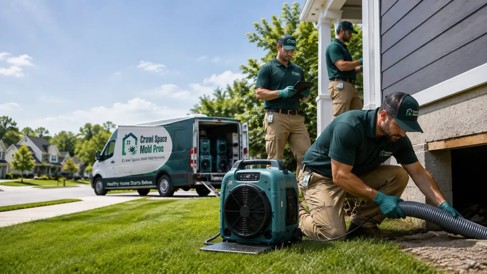 Crawl Space Mold Removal in Minnewaukan, ND